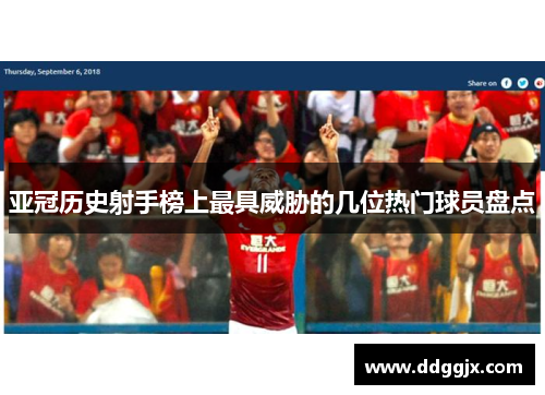亚冠历史射手榜上最具威胁的几位热门球员盘点
